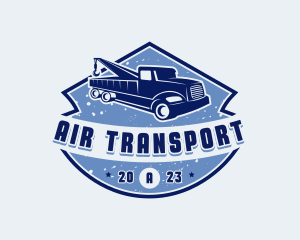 Pickup Tow Truck logo design