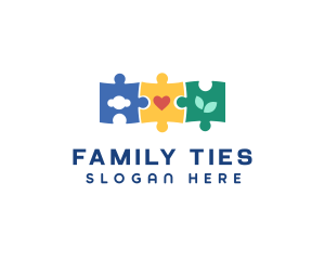 Nursery Puzzle Toy logo design