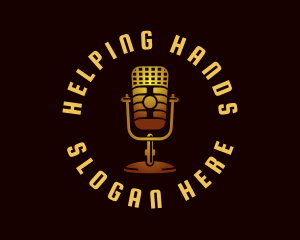 Podcast Radio Microphone logo