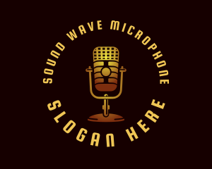 Podcast Radio Microphone logo