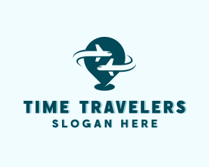 Travel Plane Flight logo design