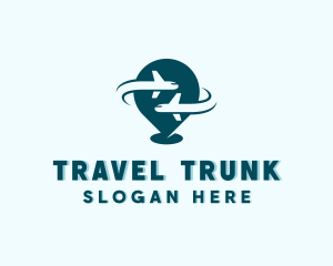 Travel Plane Flight logo design