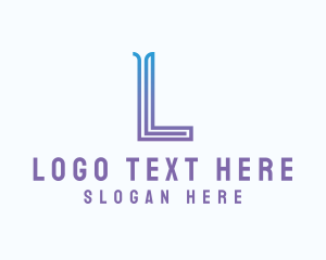 Startup Business Letter L logo