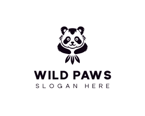 Panda Animal Conservation logo design