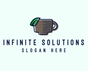 Organic Tea Cup  Logo