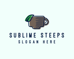Organic Tea Cup  logo