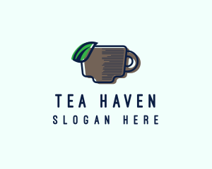 Organic Tea Cup  logo design