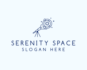 Planetarium Space Observatory logo design