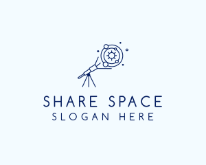 Planetarium Space Observatory logo design