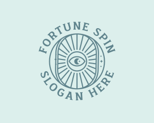 Cosmic Fortune Teller Eye logo design