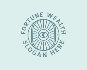 Cosmic Fortune Teller Eye logo design