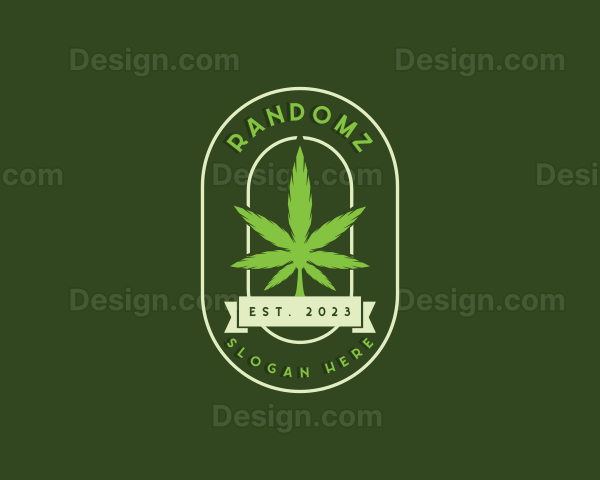Cannabis CBD Leaf Logo