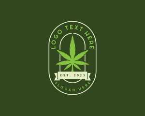 Cannabis CBD Leaf logo