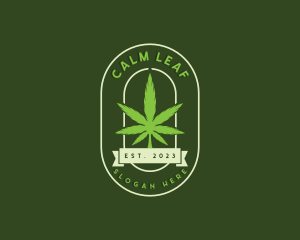 Cannabis CBD Leaf logo