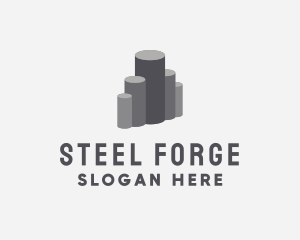 Industrial Construction Steel logo design