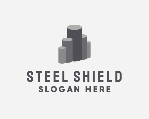 Industrial Construction Steel logo design