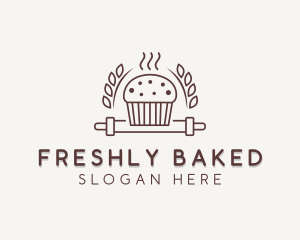 Pastry Cupcake Baker  logo design