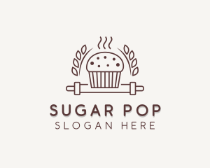 Pastry Cupcake Baker  logo design