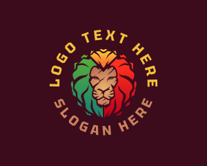 Lion Rasta Reggae logo