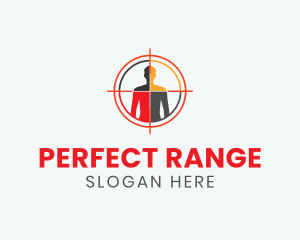 Human Target Scope logo design