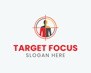 Human Target Scope logo design