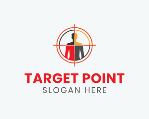 Human Target Scope logo design