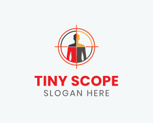 Human Target Scope logo design