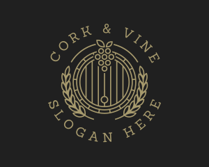 Grape Winery Liquor logo design