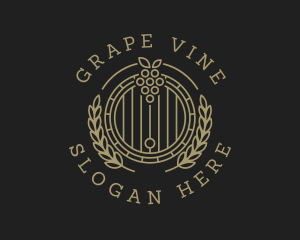 Grape Winery Liquor logo