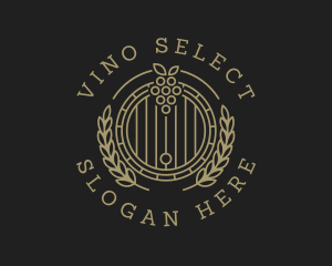 Grape Winery Liquor logo