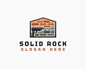 Power Washing Brick Cleaning logo design