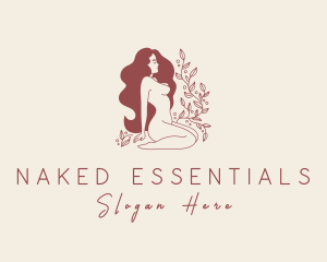 Naked Vine Woman logo design
