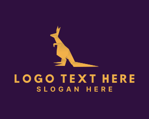 Golden Kangaroo Origami logo