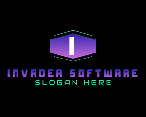 Gamer Futuristic Software logo design