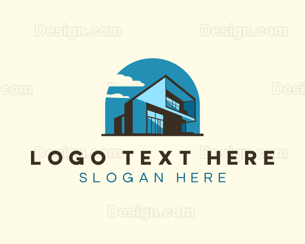 Modern House Architecture Logo