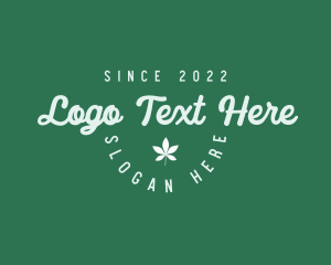 Natural Leaf Cursive logo