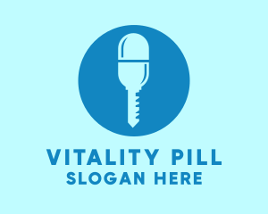 Blue Key Pill logo