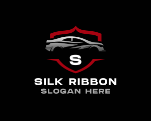 Sports Car Automobile Shield Logo