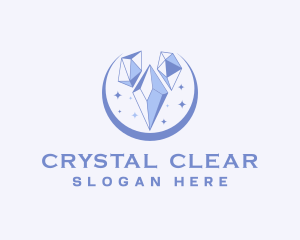 Luxe Jewelry Crystal  logo design