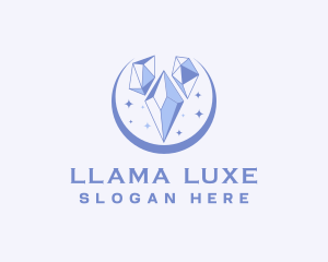 Luxe Jewelry Crystal  logo design