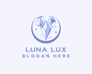 Luxe Jewelry Crystal  logo design