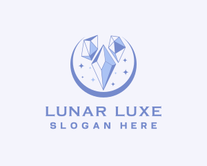 Luxe Jewelry Crystal  logo design