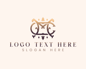 Elegant Monogram C & M Logo