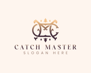 Elegant Monogram C & M logo design