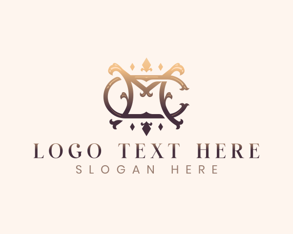 Monogram logo example 4