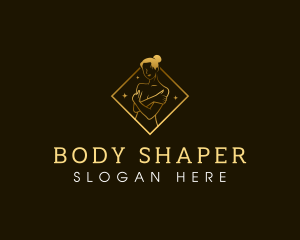 Nude Woman Body logo design