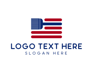 American Flag Broomstick logo