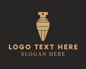 Geometric Cologne Scent Bottle logo