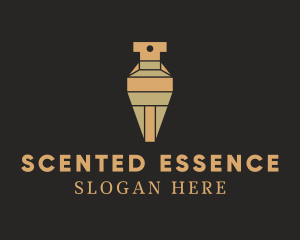 Geometric Cologne Scent Bottle logo design