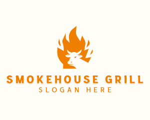 Steakhouse BBQ Flame logo